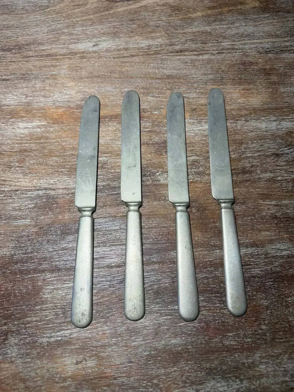 Vintage Royal Manufacturing Co. Brazil Silver Plated Dinner Knives
